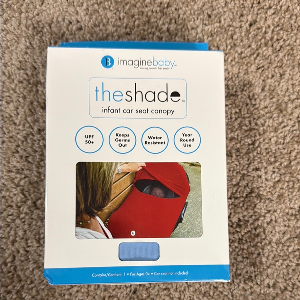 Red Infant Car Seat Canopy